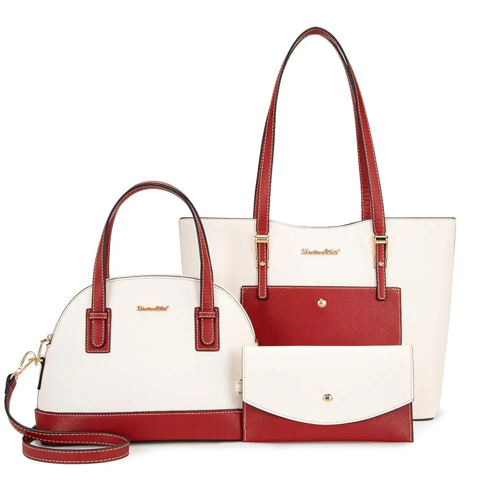Montana West 3PCS Purses for Women Tote Bag and Wallet Set Shoulder Satchel Handbags