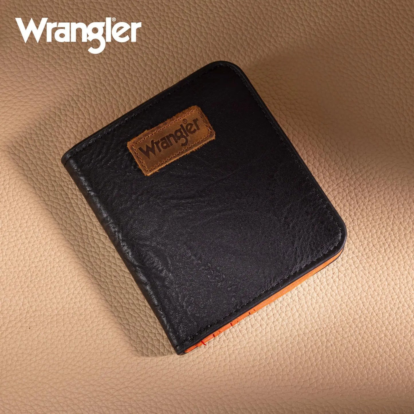 Wrangler Small Leopard Print Wallets Card Cases for Women with Rfid Lining and A Coin Purse