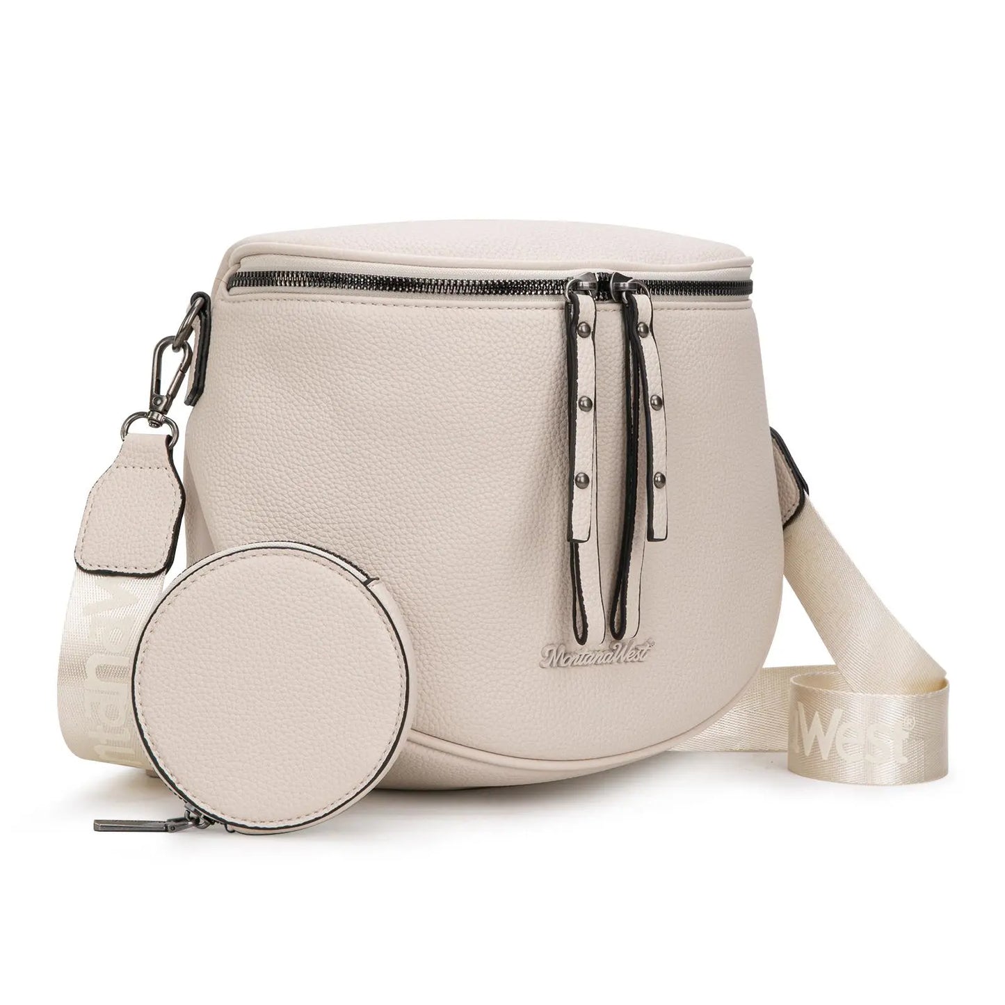 Montana West Large Fanny Pack Crossbody Sling Bags  with Adjustable Strap and Coin Purse