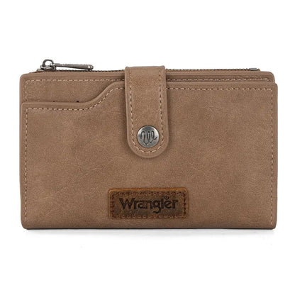Wrangler Wallet for Women Cow Print Bifold Wallet Card Cases & Money Organizers