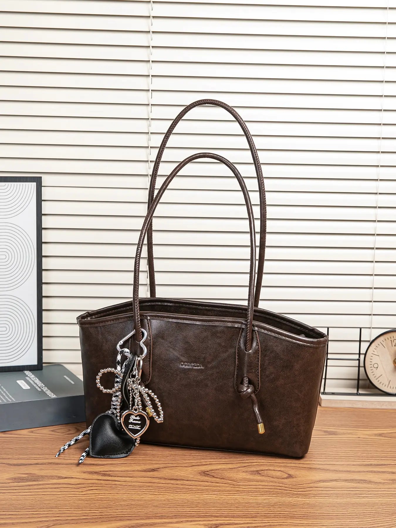 26 Women's Elegant Solid Color Shoulder Bag, Fashionable Large Capacity Handbag Crossbody Bag for Daily Used, Casual Trendy Versatile High-quality Daily Commuting Bag, Fashionable Unique Bags #GLOBAL PICKS