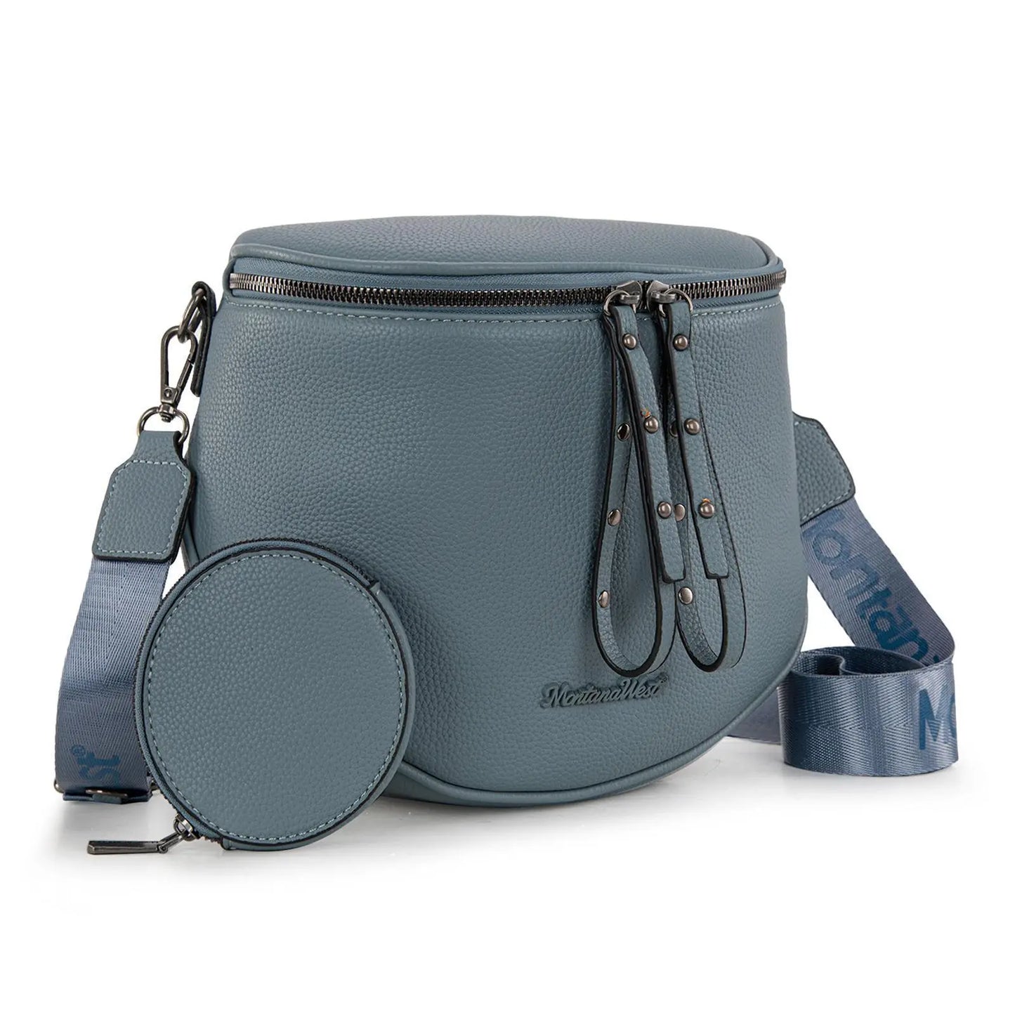 Montana West Large Fanny Pack Crossbody Sling Bags  with Adjustable Strap and Coin Purse