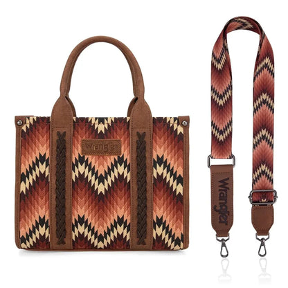 Wrangler Tote Bag for Women Purses Aztec Handbags Western Purses wrangler totebag wide tote