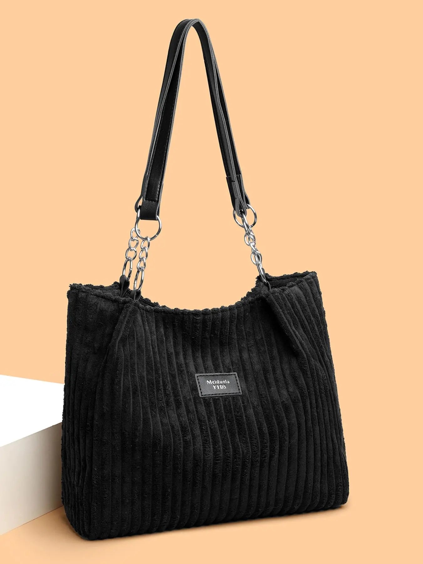 Women's Random Leopard Print Shoulder Bag, Style Large Capacity Tote Bag for Work & Daily Used, Personalized Trendy All-match Underarm Bag
