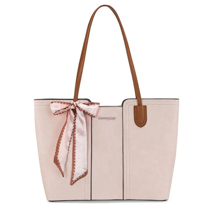 Montana West Tote Bags for Women Medium Top Handle Handbags with Scarf