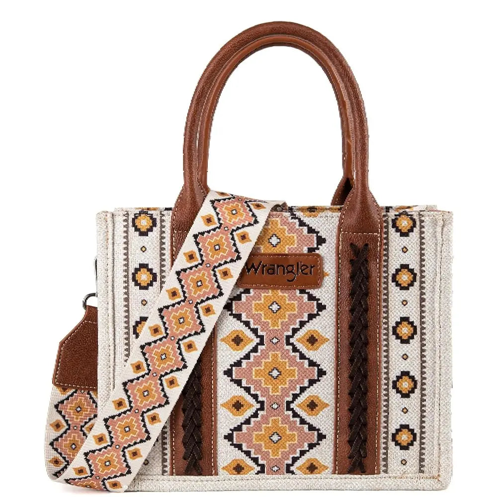Wrangler Tote Bag for Women Purses Aztec Handbags Western Purses wrangler totebag wide tote
