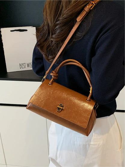 Small Satchel Bag, Casual Flip Cover Clutch for Shopping & Commuting, Crossbody Shoulder Bag, Classic Flap Shoulder, Fashion Bags