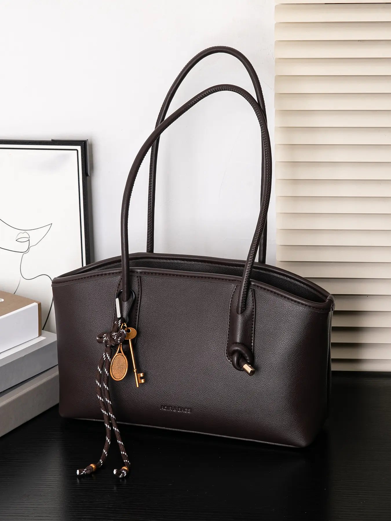 26 Women's Elegant Solid Color Shoulder Bag, Fashionable Large Capacity Handbag Crossbody Bag for Daily Used, Casual Trendy Versatile High-quality Daily Commuting Bag, Fashionable Unique Bags #GLOBAL PICKS