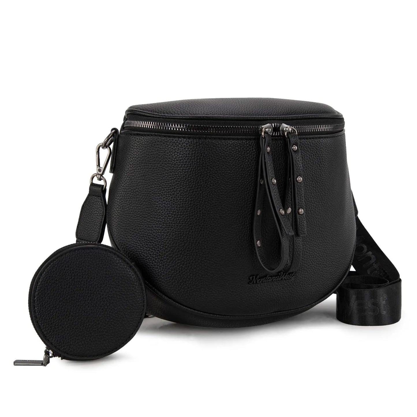 Montana West Large Fanny Pack Crossbody Sling Bags  with Adjustable Strap and Coin Purse