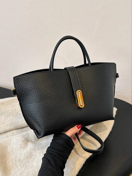 26 fall&winter Women's Elegant Solid Color Handbag, Fashionable Crossbody Bag for Daily Used, Casual Trendy Versatile High-quality Daily Commuting Bag