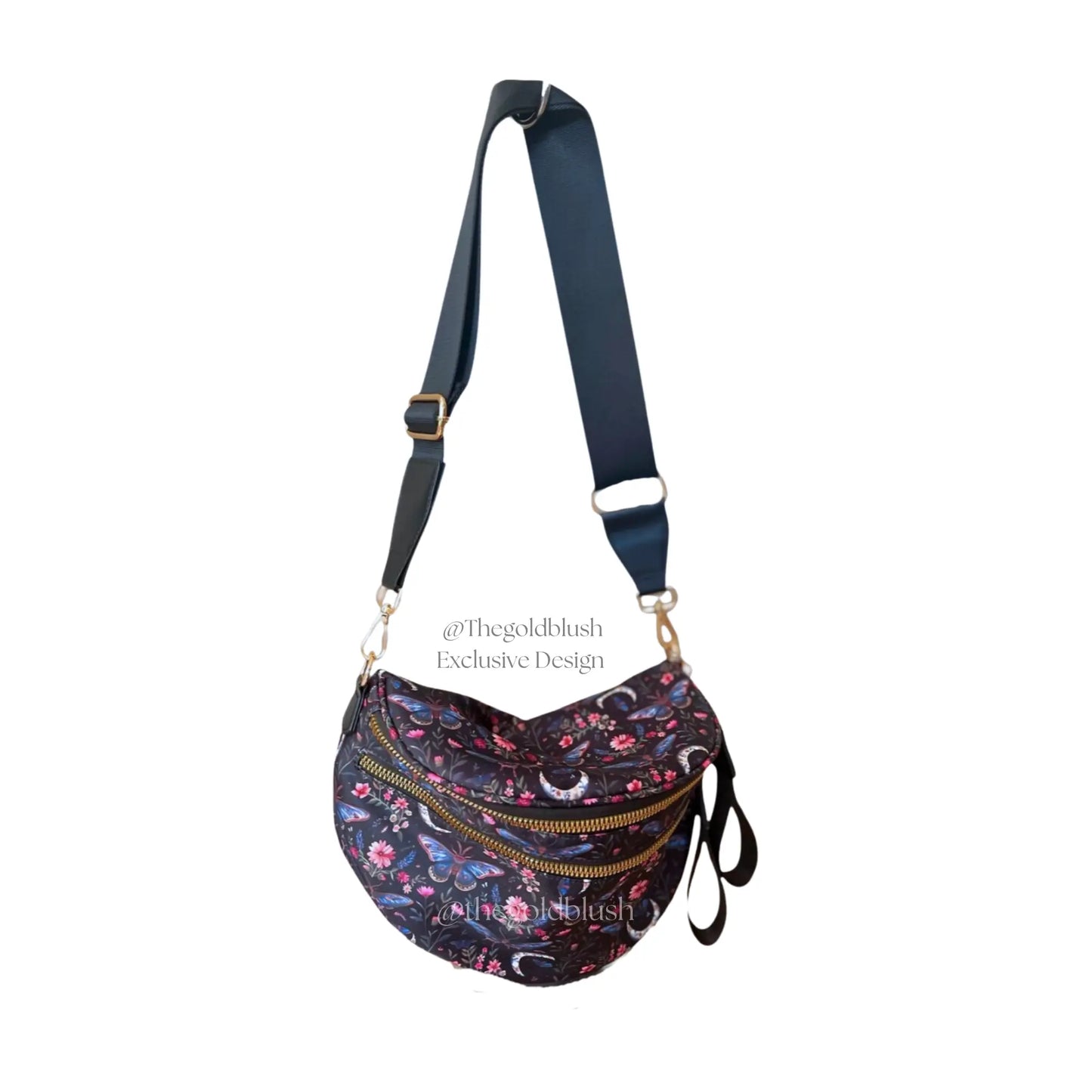 Gold Blush BEST SELLING Nylon Bum Bag Crossbody Bag MORE COLORS! Checkered Bum Bag Versatile Bum Bag