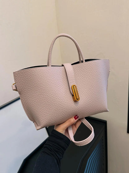 25 fall&winter Women's Elegant Solid Color Handbag, Fashionable Crossbody Bag for Daily Used, Casual Trendy Versatile High-quality Daily Commuting Bag