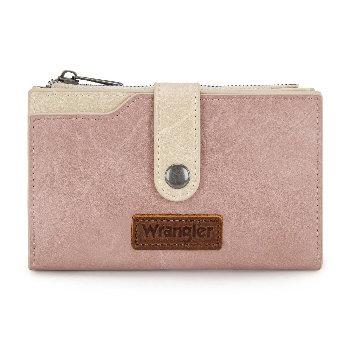 Wrangler Wallet for Women Cow Print Bifold Wallet Card Cases & Money Organizers