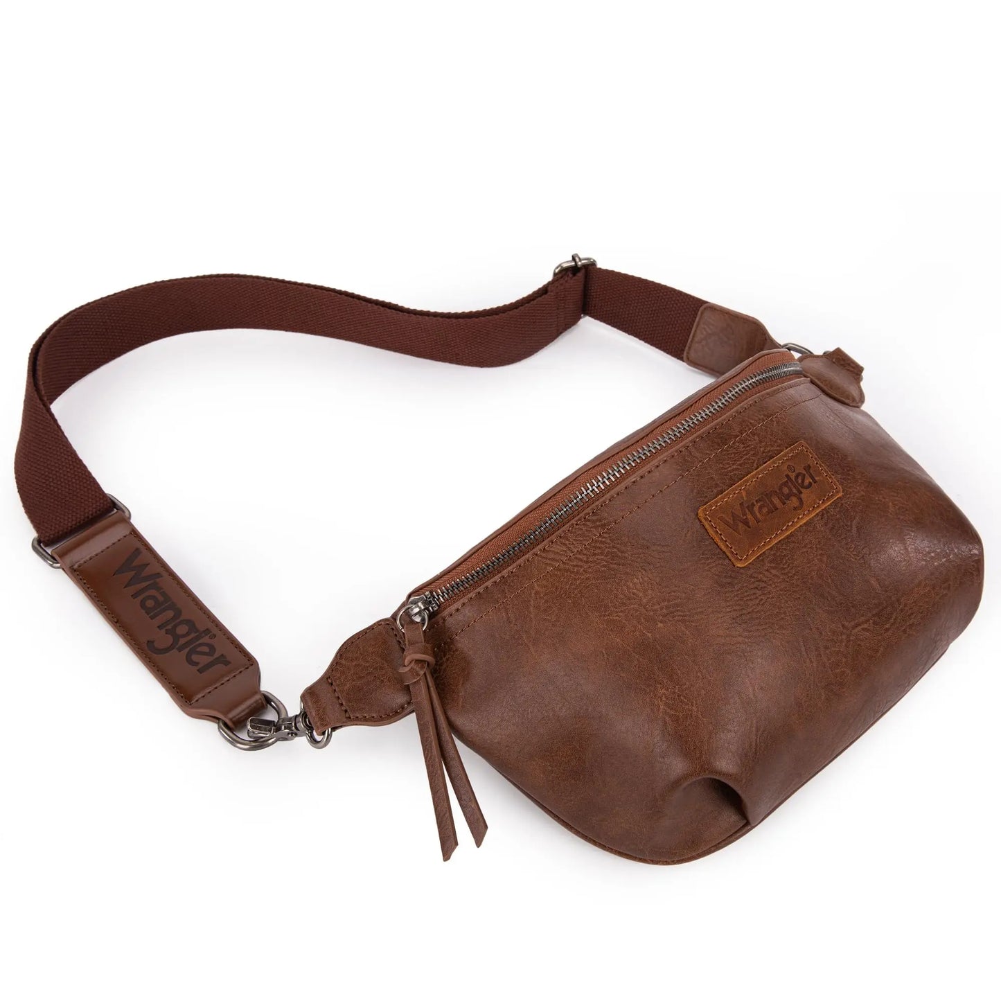 Wrangler Large Fanny Packs for Women Travel Belt Bag with Adjustable Detachable Long Strap