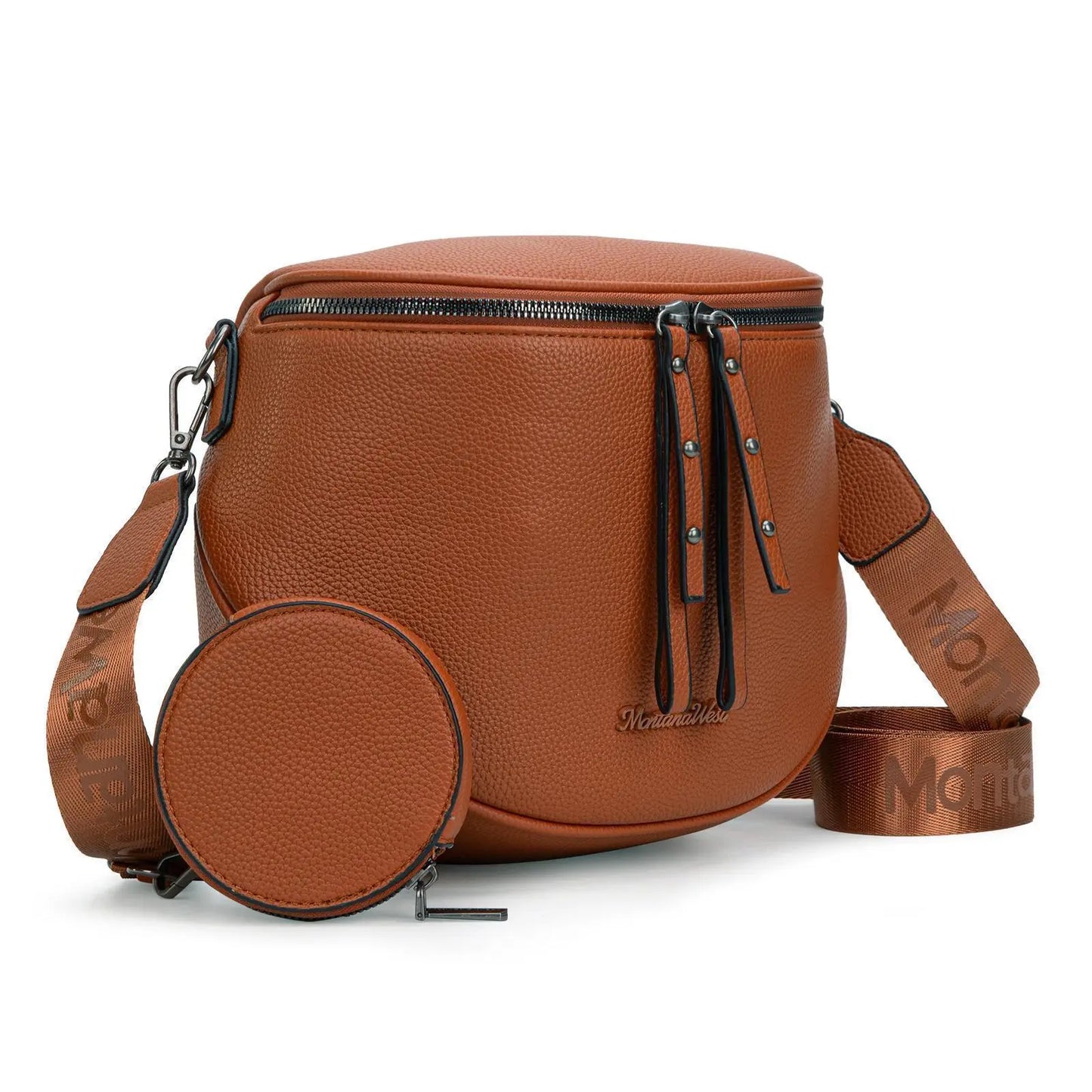 Montana West Large Fanny Pack Crossbody Sling Bags  with Adjustable Strap and Coin Purse