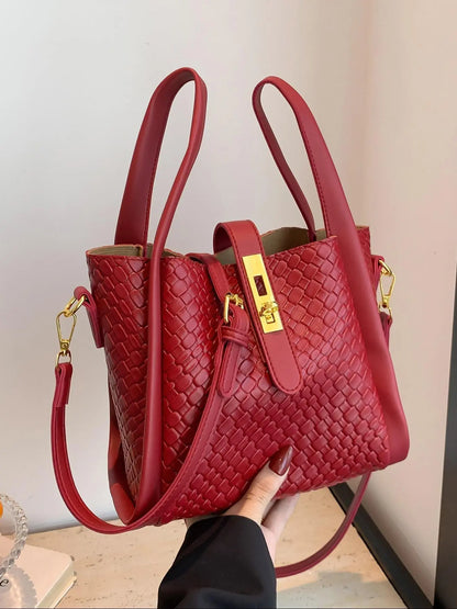 Women's elegant simple fashion handbag, fashionable retro bag, 25 fall&winter chic versatile handbag, mother-and-child bag, crossbody shoulder bag, suitable for daily and work use, commuting to work