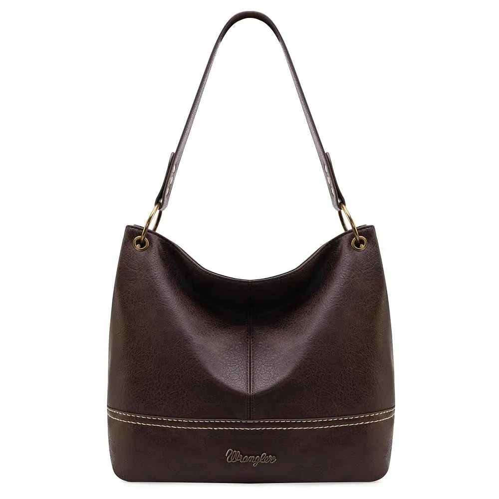 Wrangler Hobo Bag for Women Casual Shoulder Bag with Detachable Strap
