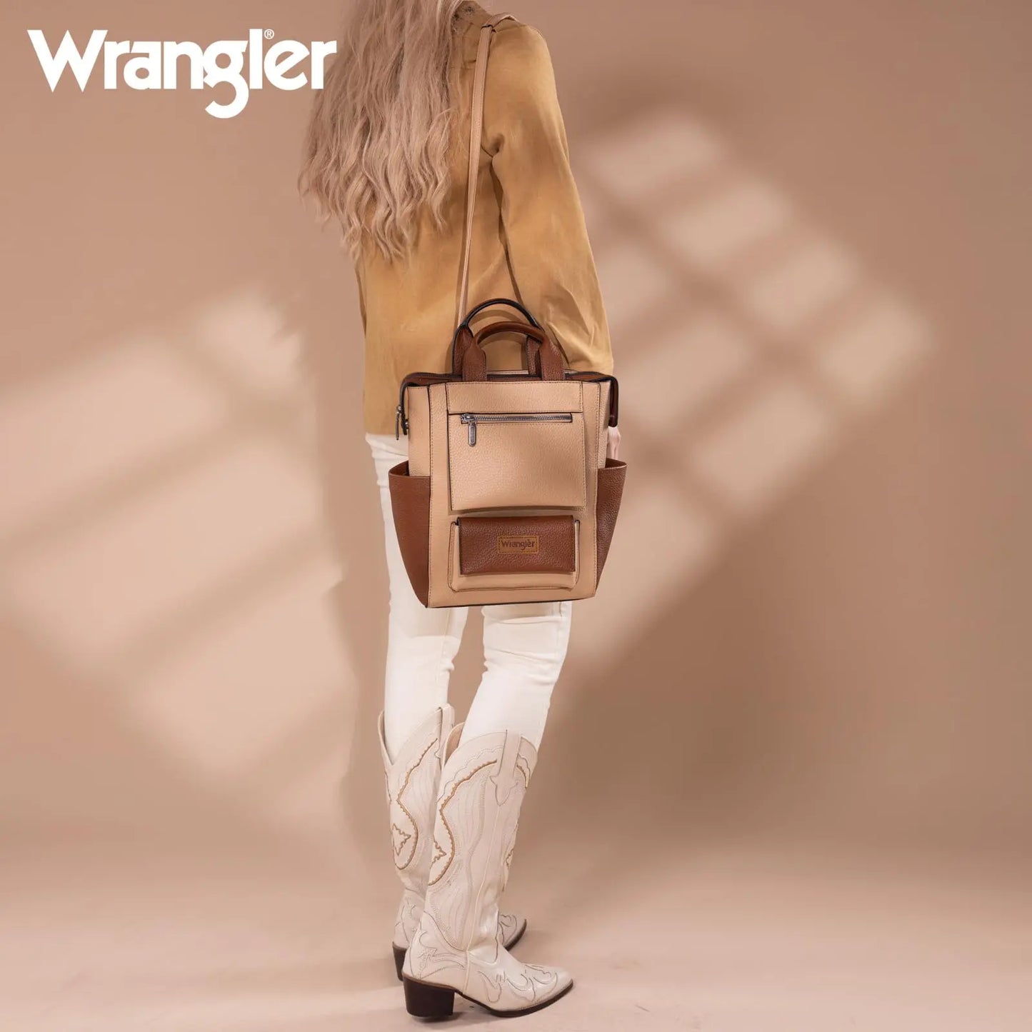 Wrangler Convertible Backpack with Adjustable Strap for Women