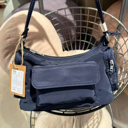 BM Style Women's Black Plain Shoulder Bag - Simple Design & Classic Style Casual Commuter Bag