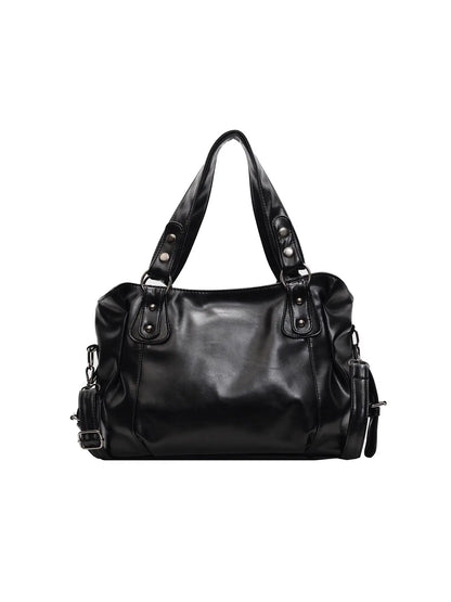 Women's Elegant Solid Color Shoulder Bag, Fashionable Large Capacity Crossbody Bag for Work & Daily Used, Casual Trendy Versatile High-quality Daily Commuting Bag, Fashionable Unique Bags