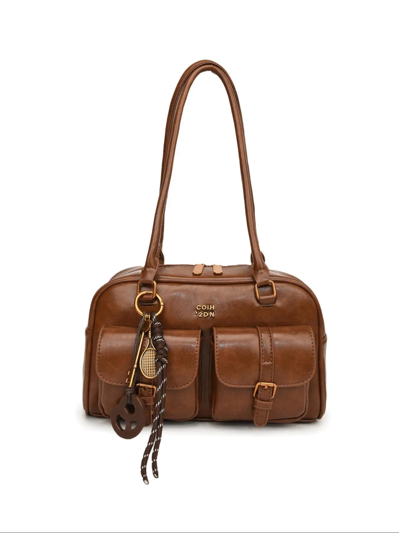 Women's Elegant Solid Color Shoulder Bag, Fashionable Pu Leather Bag for Daily Used, Casual Trendy Versatile High-quality Daily Commuting Bag