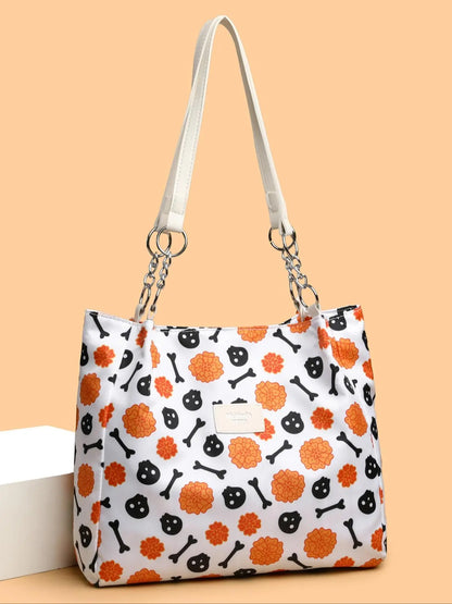 Women's Random Leopard Print Shoulder Bag, Style Large Capacity Tote Bag for Work & Daily Used, Personalized Trendy All-match Underarm Bag
