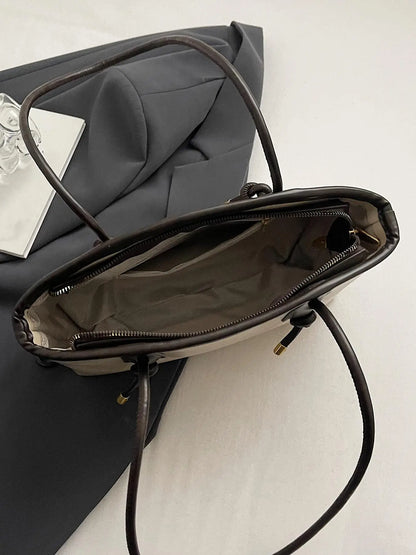 26 Women's Elegant Solid Color Shoulder Bag, Fashionable Large Capacity Handbag Crossbody Bag for Daily Used, Casual Trendy Versatile High-quality Daily Commuting Bag, Fashionable Unique Bags #GLOBAL PICKS