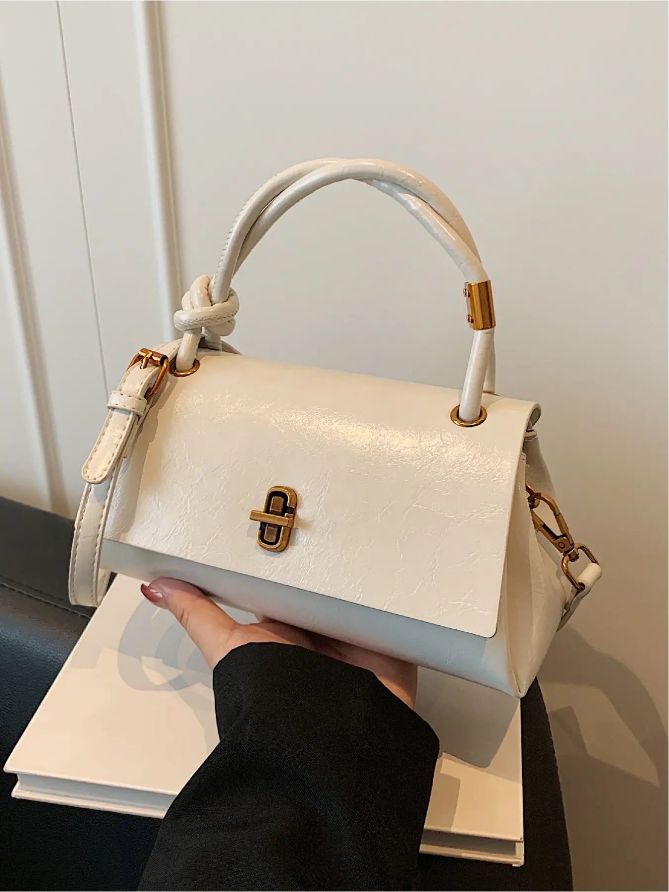 Small Satchel Bag, Casual Flip Cover Clutch for Shopping & Commuting, Crossbody Shoulder Bag, Classic Flap Shoulder, Fashion Bags